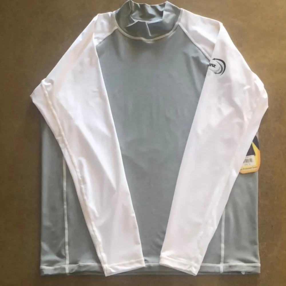Sun Protection Zone Long Sleeve Rash Guard Long Sleeves Swim‎ Shirt XL